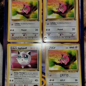 Pokemon Jigglypuff 1st Edition And 2nd Japenese